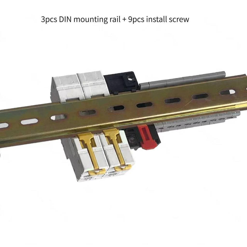 DIN C45 Mounting Rail 3pc+9pcs install screw