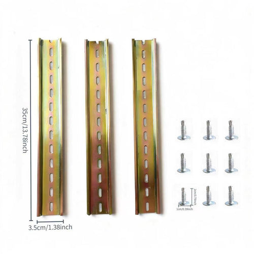 DIN C45 Mounting Rail 3pc+9pcs install screw